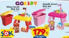 GOKİDY GÜZELLİK KOVALI BLOK SETİ OYUNCAK GOKİDY GÜZELLİK KOVALI BLOK SETİ OYUNCAK